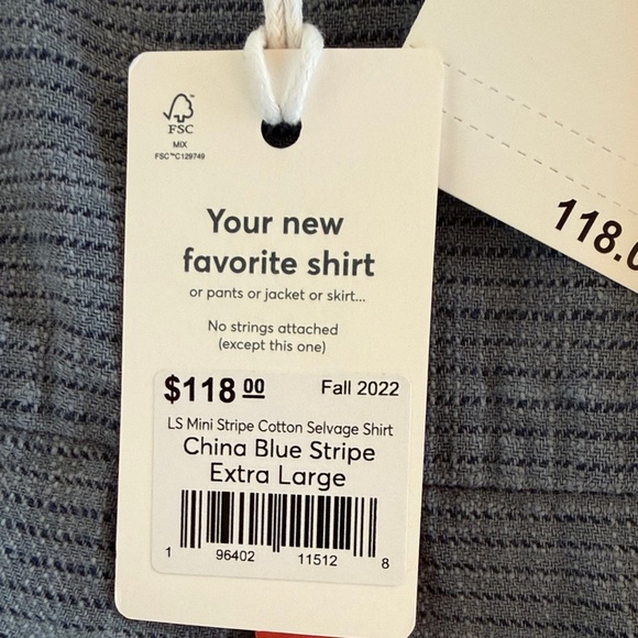 Marine Layer-Men's Blue Casual Shirt- NWT - Picture 15 of 16